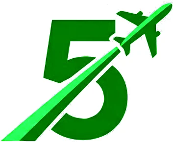 вылет в 5